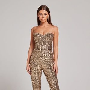 GOLD LUCINDA JUMPSUIT